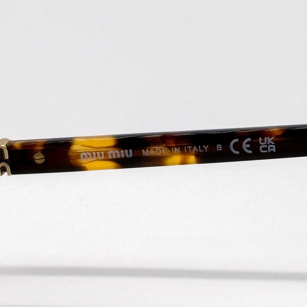 NEW MIU MIU EYEGLASSES, HAVANA BROWN WOMEN EYEWEAR MIU MIU MU11ZS 14L08N